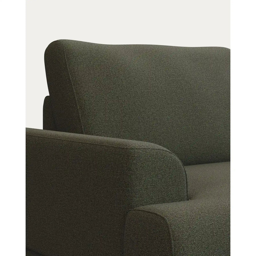 3-Sitzer-Sofa Karin in Dunkelgrün mit Beinen aus massivem Buchenholz 231 cm von Kave Home – Produktbild 7