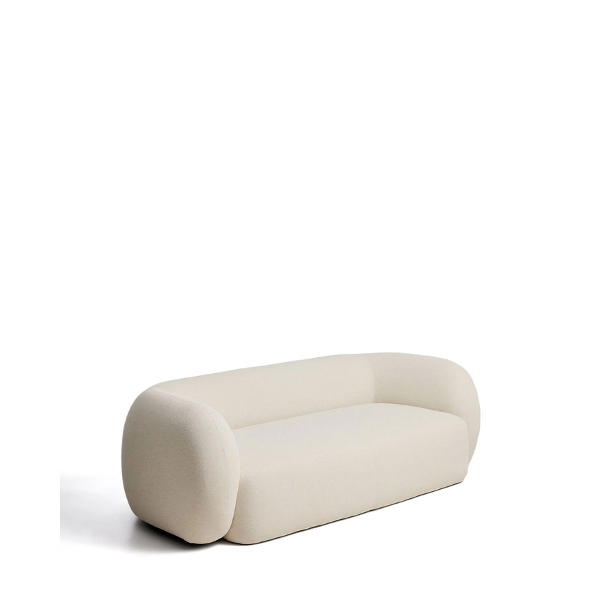 3-Sitzer-Sofa Martina aus Chenille in Ecru 246 cm FSC Mix Credit von Kave Home – Bild 3