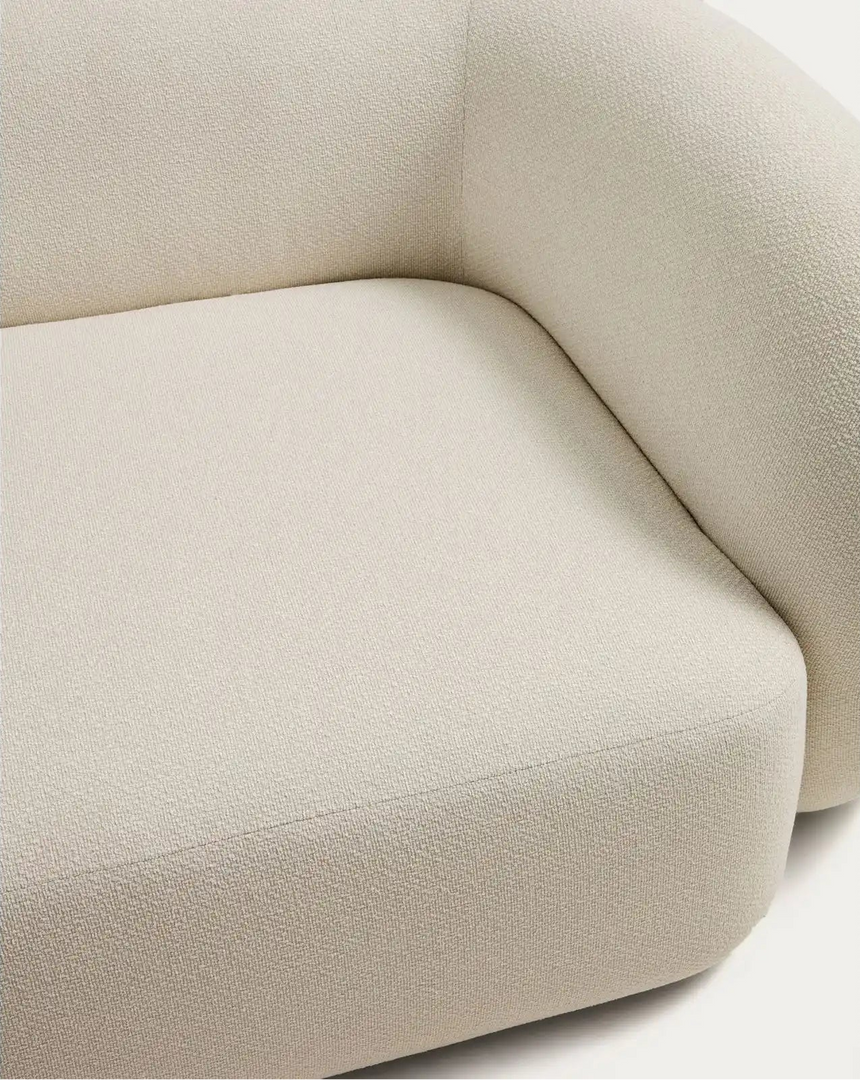 3-Sitzer-Sofa Martina aus Chenille in Ecru 246 cm FSC Mix Credit von Kave Home – Bild 7