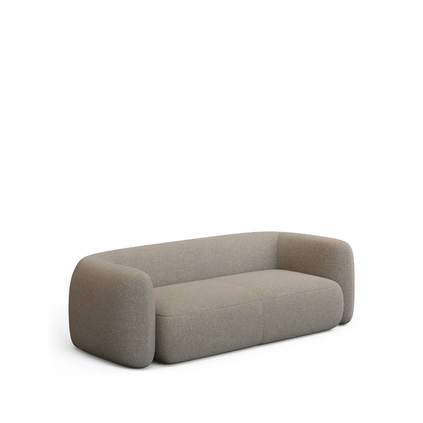 3-Sitzer-Sofa Martina in Lammfelloptik in Steinton 246 cm FSC Mix Credit von Kave Home – Produktbild 4