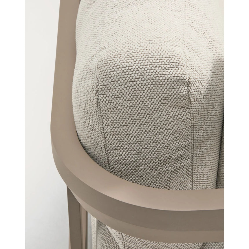 3-Sitzer-Sofa Nerano aus Aluminium in Taupe, 208 cm von Kave Home – Bild 8