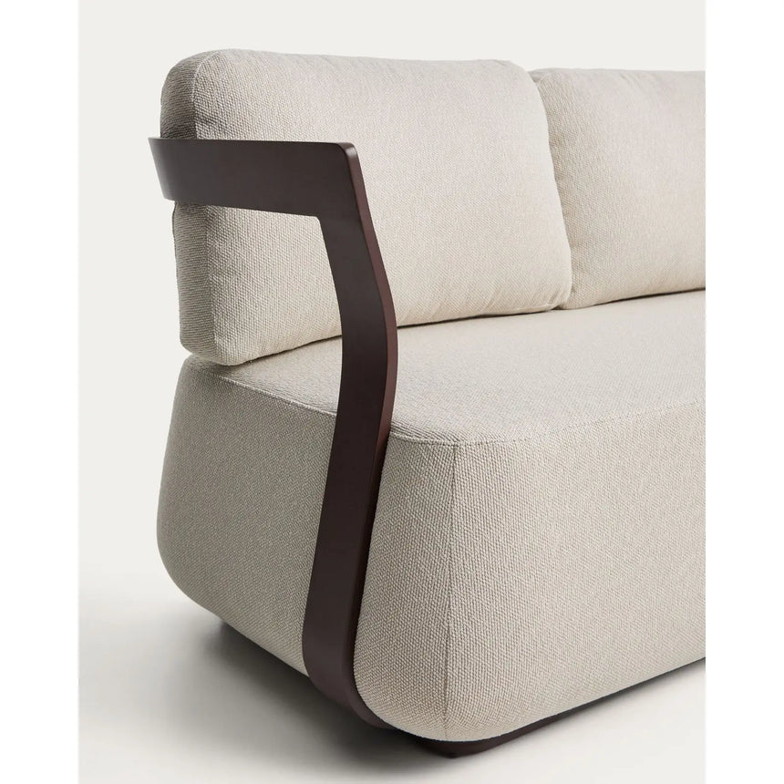 3-Sitzer Sofa Tamaris aus Aluminium in Braun, 217 cm von Kave Home – Bild 7