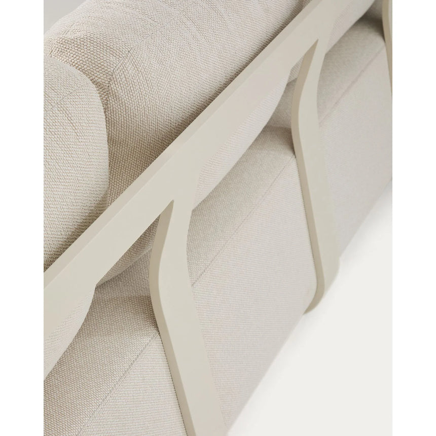 3-Sitzer Sofa Tamaris aus Aluminium in Taupe, 217 cm von Kave Home – Bild 9