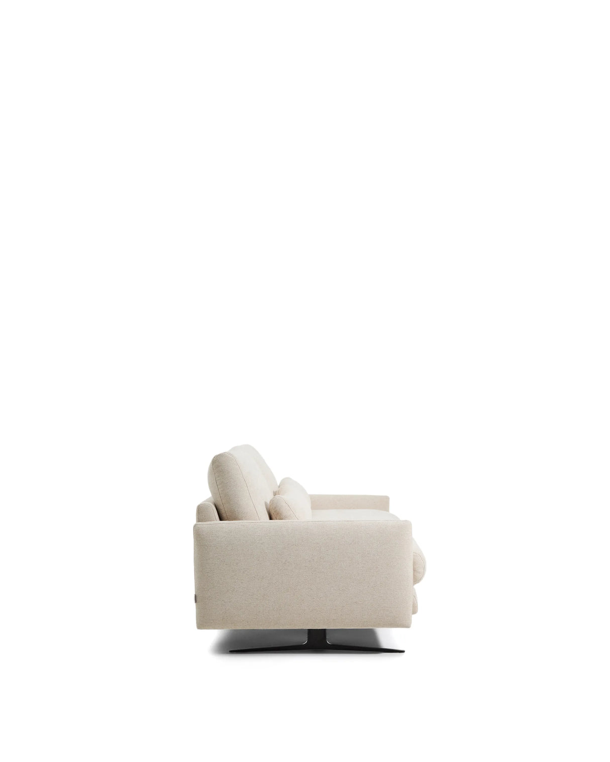 3-Sitzer-Sofa Veliro aus beiger Chenille mit schwarzen Stahlbeinen, 240 cm, FSC Mix Credit von Kave Home – Produktbild 6