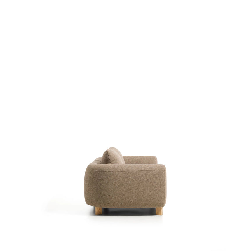 3-Sitzer Sofa Vera mit Beinen aus massivem Eschenholz mit natürlichem Finish, 230 cm, FSC Mix Credit von Kave Home – Bild 5