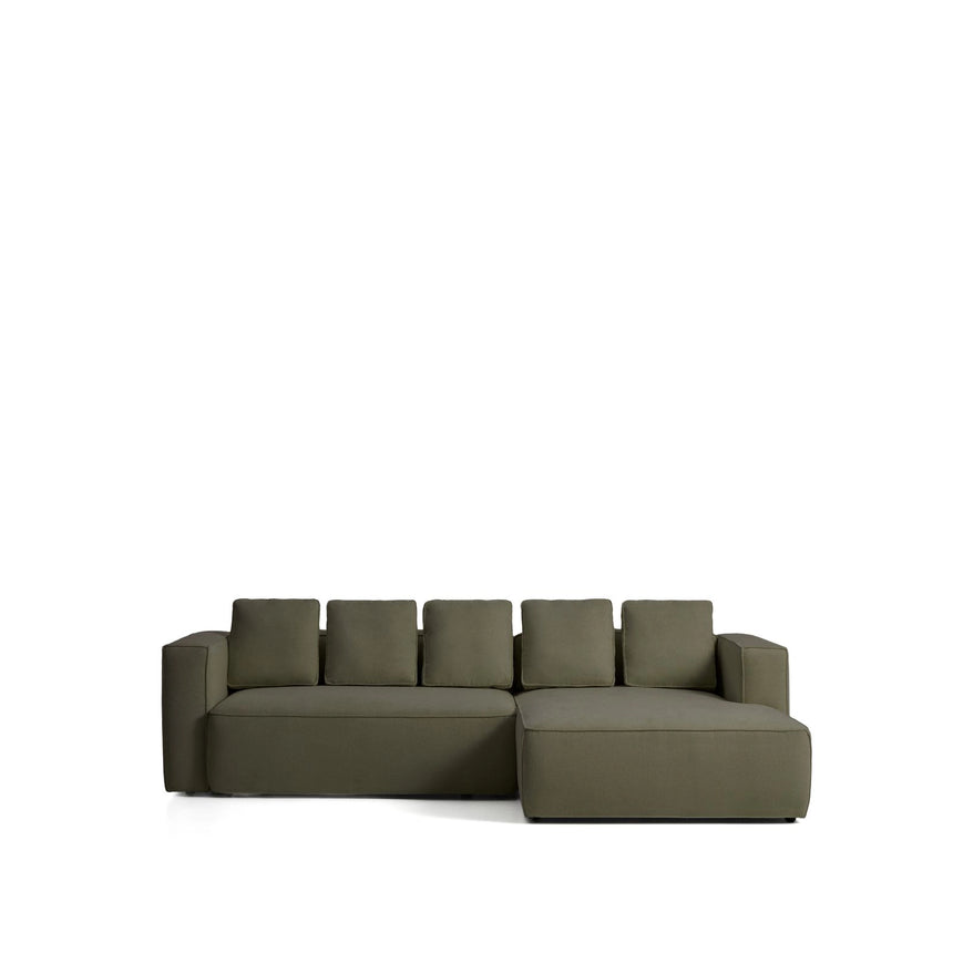 4-Sitzer Bettsofa Marela mit Chaiselongue rechts in Grün, 276 cm, FSC Mix Credit von Kave Home – Bild 1