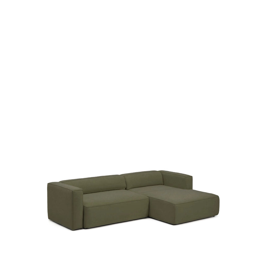 4-Sitzer Bettsofa Marela mit Chaiselongue rechts in Grün, 276 cm, FSC Mix Credit von Kave Home – Bild 9