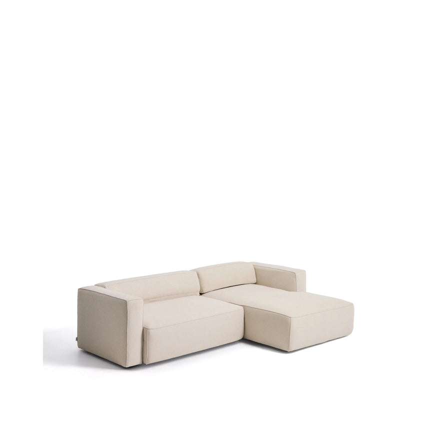4-Sitzer-Bettsofa Marela mit Chaiselongue rechts mit aufklappbarer Chenille in Ecru, 276 cm, FSC Mix Credit von Kave Home – Bild 5