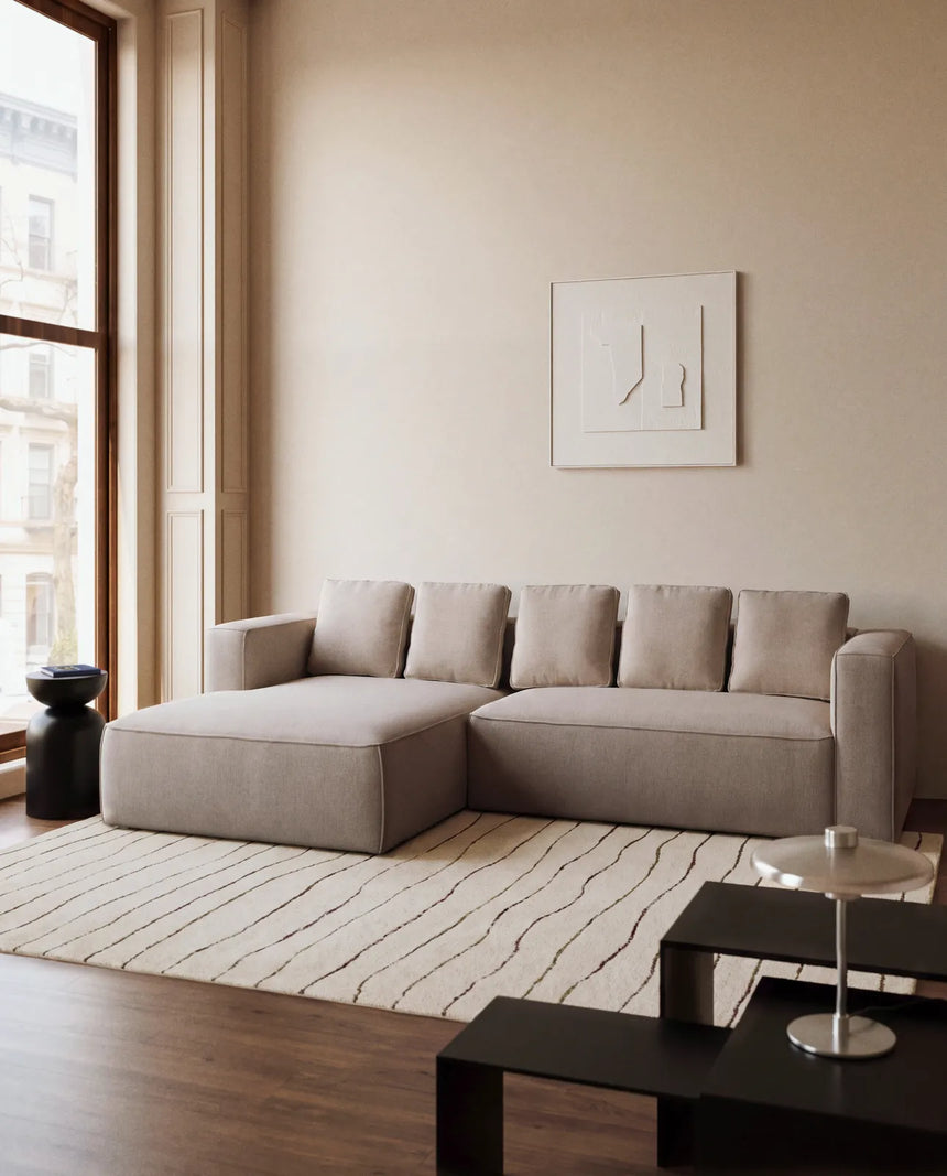 4-Sitzer-Bettsofa Marela mit aufklappbarer Chaiselongue links, 276 cm, FSC Mix Credit von Kave Home – Bild 2