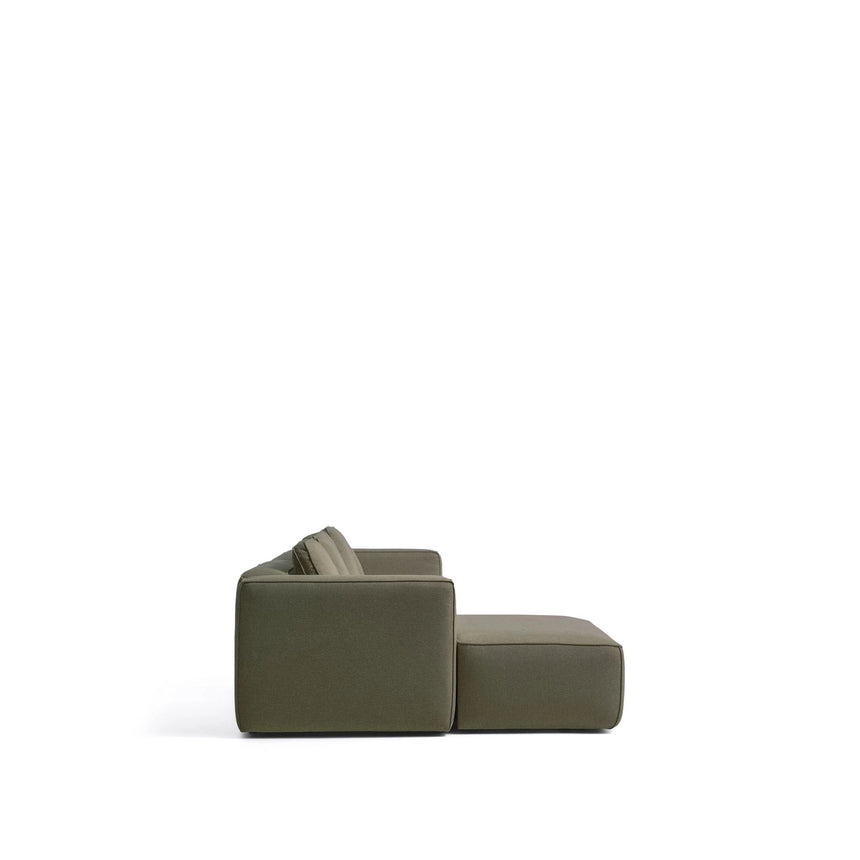 4-Sitzer-Bettsofa Marela mit aufklappbarer Chaiselongue links in Grün, 276 cm, FSC Mix Credit von Kave Home – Bild 11