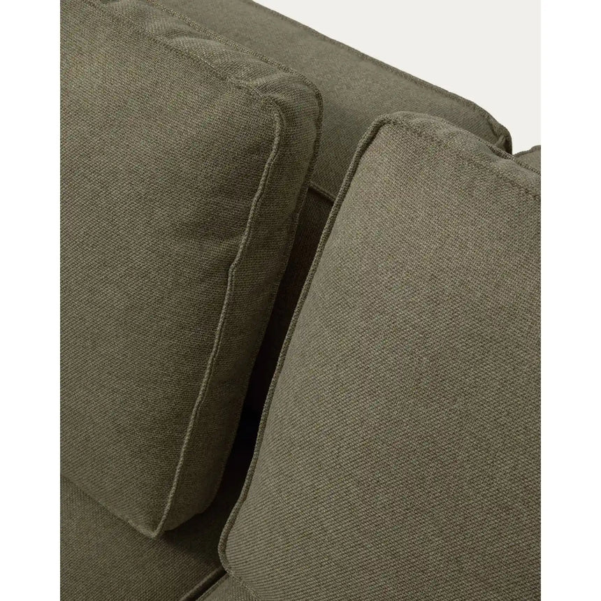 4-Sitzer-Bettsofa Marela mit aufklappbarer Chaiselongue links in Grün, 276 cm, FSC Mix Credit von Kave Home – Bild 14