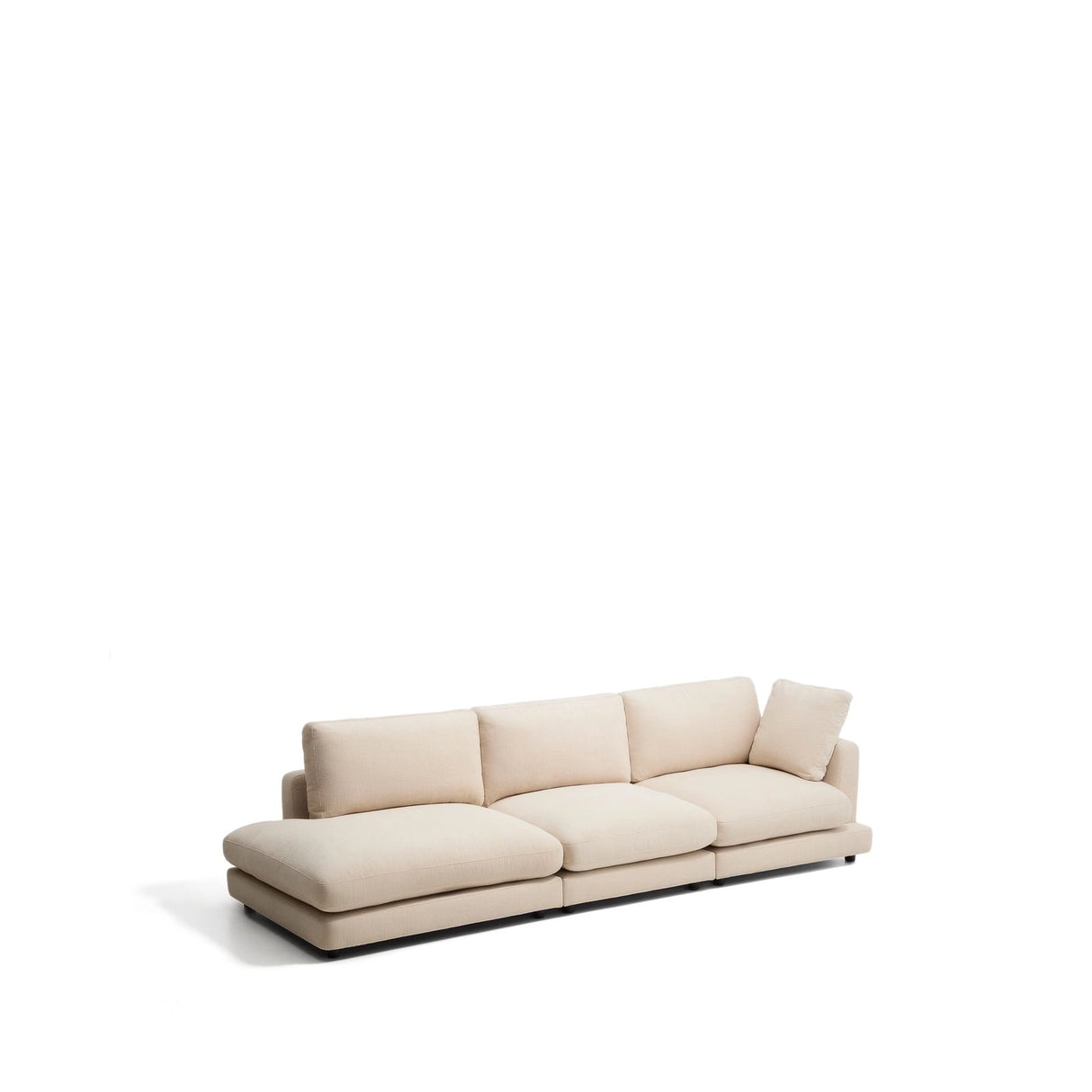 4-Sitzer-Modularsofa Gala mit Randmodul links aus beiger Chenille, FSC Mix Credit, 315 cm von Kave Home – Bild 3
