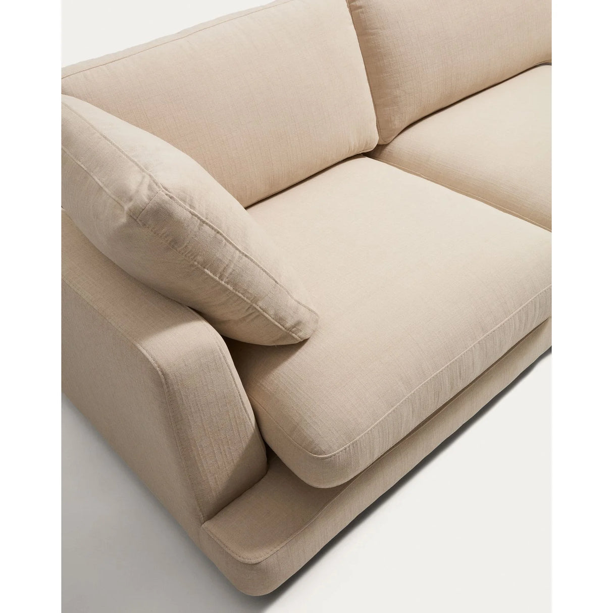4-Sitzer-Modularsofa Gala mit Randmodul rechts aus beiger Chenille, FSC Mix Credit, 315 cm von Kave Home – Bild 6