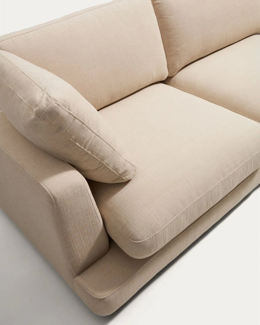4-Sitzer-Modularsofa Gala mit Randmodul rechts aus beiger Chenille, FSC Mix Credit, 315 cm von Kave Home – Bild 6