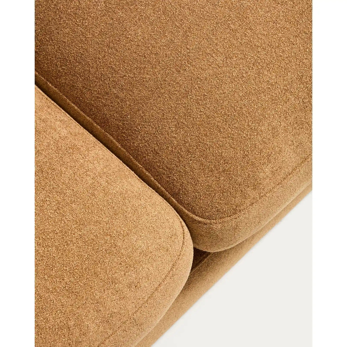 4-Sitzer-Modularsofa Gala mit Randmodul rechts aus senfgelbem Microbouclé, FSC Mix Credit, 315 cm von Kave Home – Bild 7