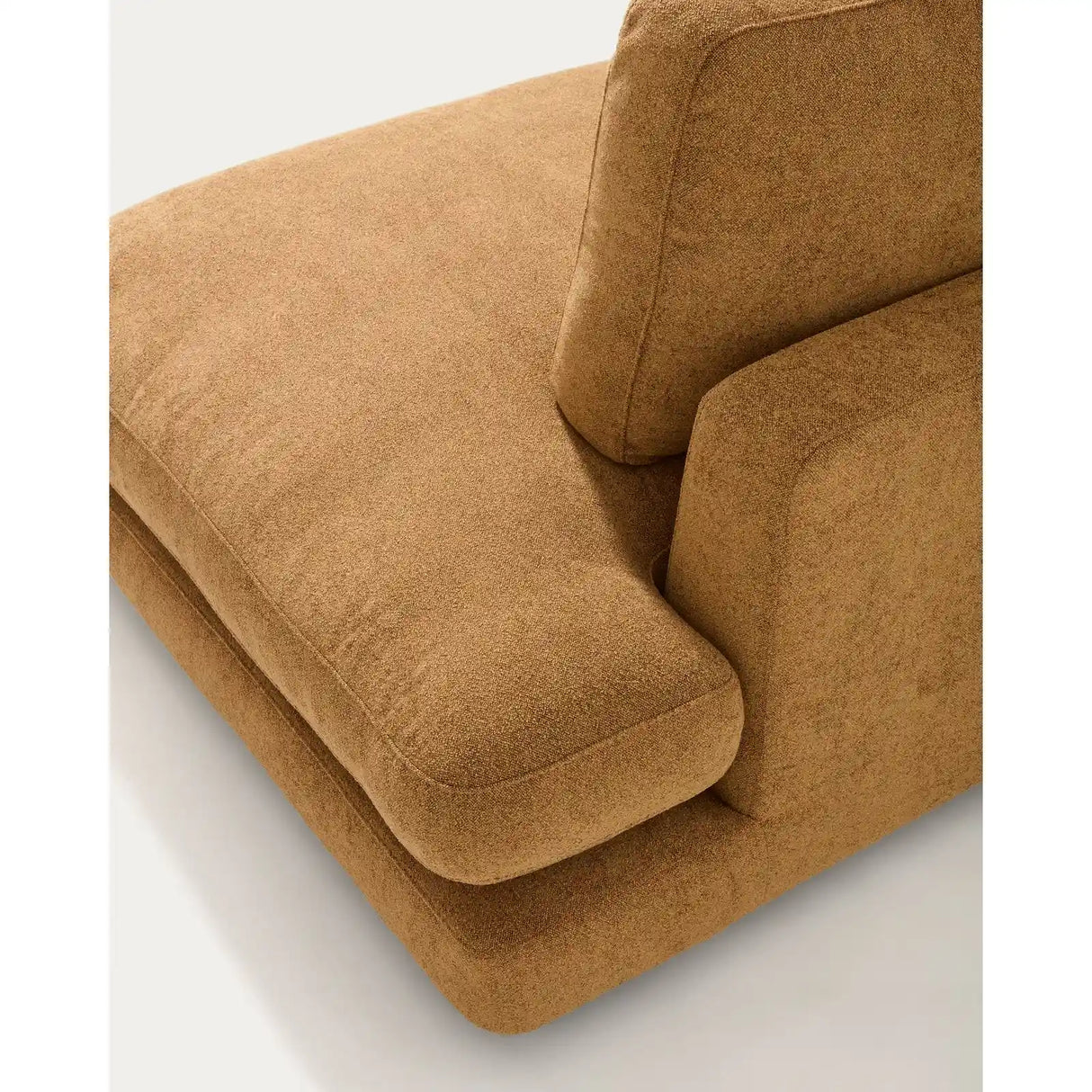 4-Sitzer-Modularsofa Gala mit Randmodul rechts aus senfgelbem Microbouclé, FSC Mix Credit, 315 cm von Kave Home – Bild 8