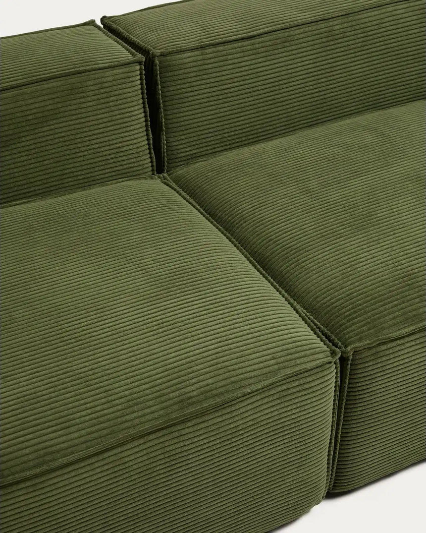4-Sitzer-Sofa Blok in Cord oder Chenille, 380 cm, FSC Mix Credit von Kave Home – Bild 5