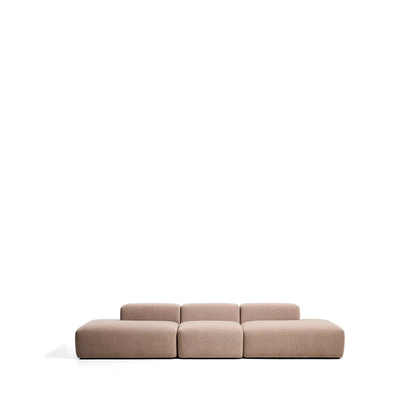4-Sitzer-Sofa Blok in brauner Chenille, 380 cm, FSC Mix Credit von Kave Home – Bild 1