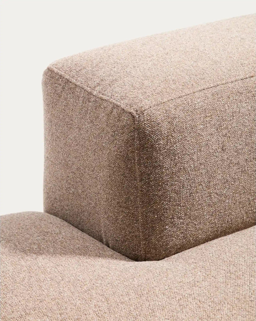 4-Sitzer-Sofa Blok in brauner Chenille, 380 cm, FSC Mix Credit von Kave Home – Bild 9