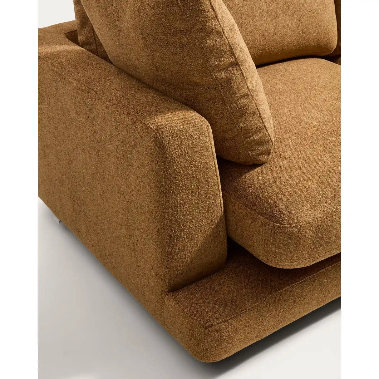 4-Sitzer-Sofa Gala aus Microbouclé mit Chaiselongue rechts in Senfgelb, FSC Mix Credit, 300 cm von Kave Home – Bild 7