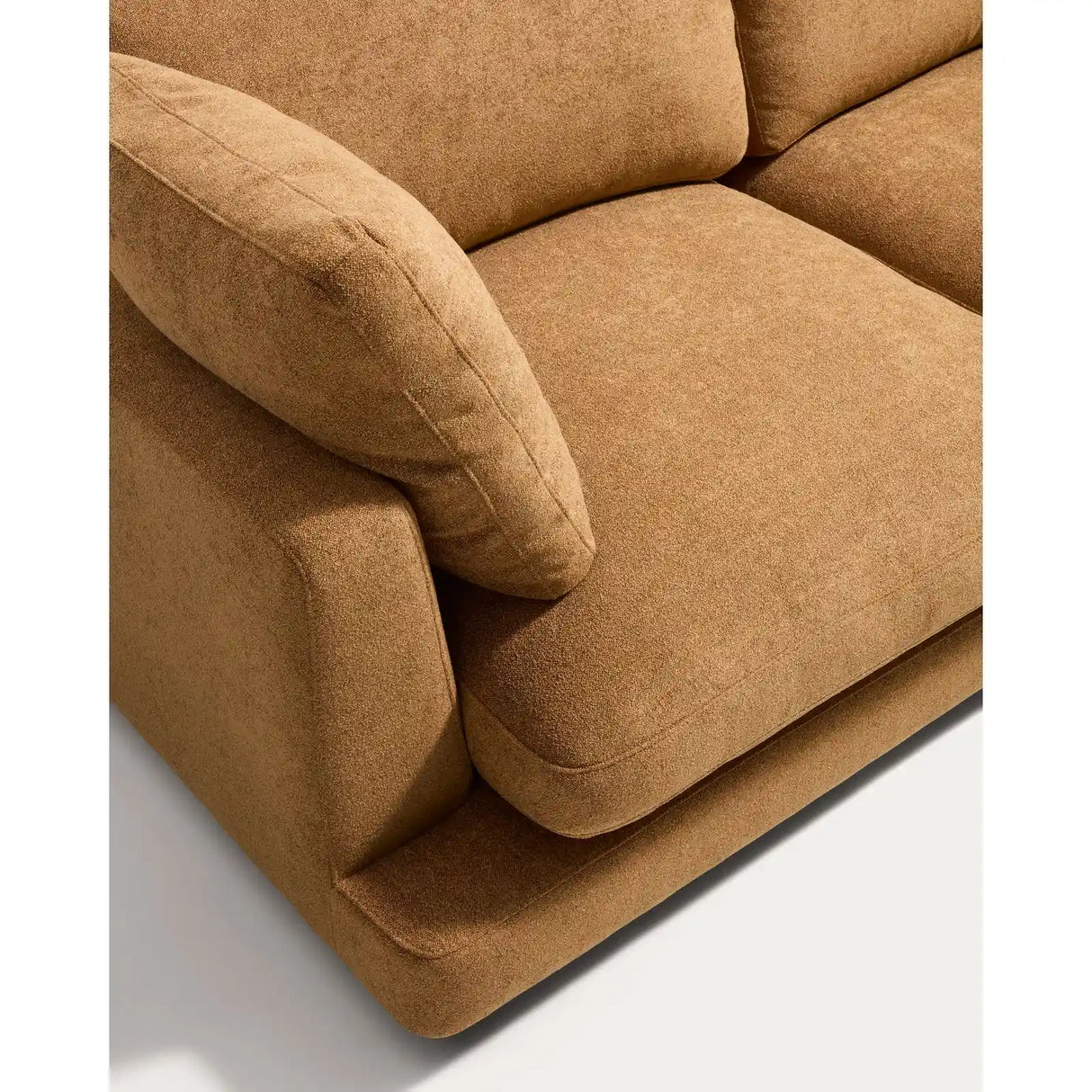4-Sitzer-Sofa Gala aus senfgelbem Microbouclé, FSC Mix Credit, 300 cm von Kave Home – Bild 6