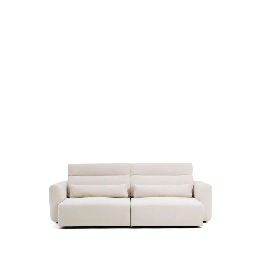 4-Sitzer-Sofa Lares mit elektrisch ausfahrbaren Sitzen und verstellbarer Kopfstütze in beiger Chenille, 290 cm von Kave Home – Produktbild 11