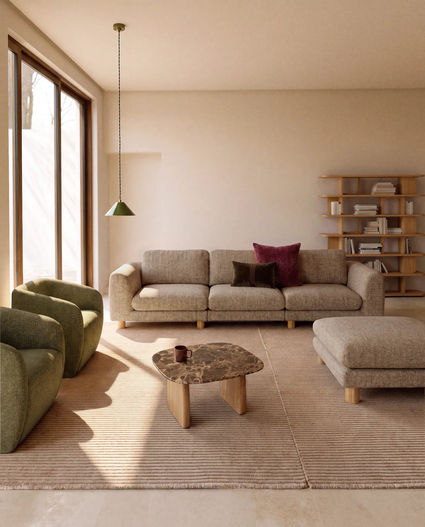 4-Sitzer Sofa Vera mit Beinen aus massivem Eschenholz mit natürlichem Finish, 320 cm, FSC Mix Credit von Kave Home – Bild 2