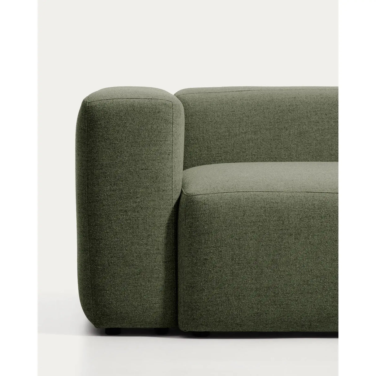 5-Sitzer-Ecksofa Blok in moosgrüner Chenille, 320 x 290 cm / 290 x 320 cm, FSC Mix Credit von Kave Home – Bild 6