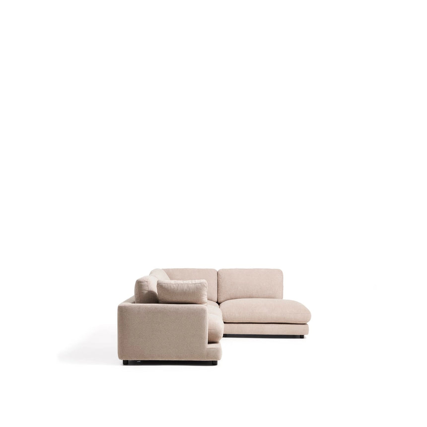 5-Sitzer-Ecksofa Gala mit Randmodul rechts aus Microbouclé oder Chenille, FSC Mix Credit, 300 x 225 cm von Kave Home – Bild 4
