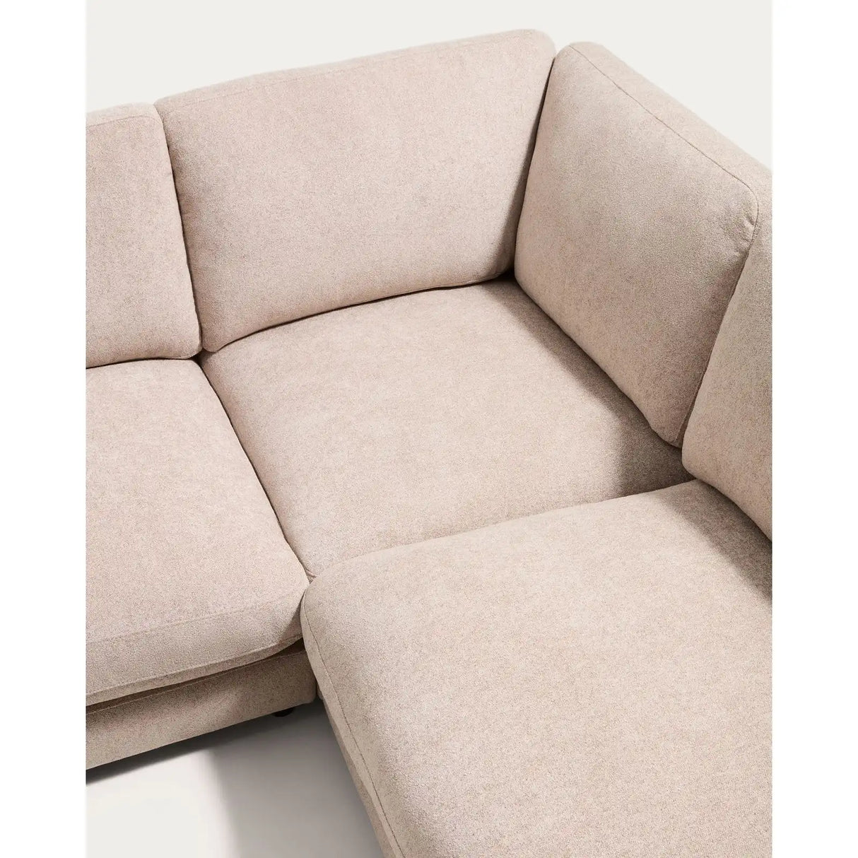5-Sitzer-Ecksofa Gala mit Randmodul rechts aus Microbouclé oder Chenille, FSC Mix Credit, 300 x 225 cm von Kave Home – Bild 6