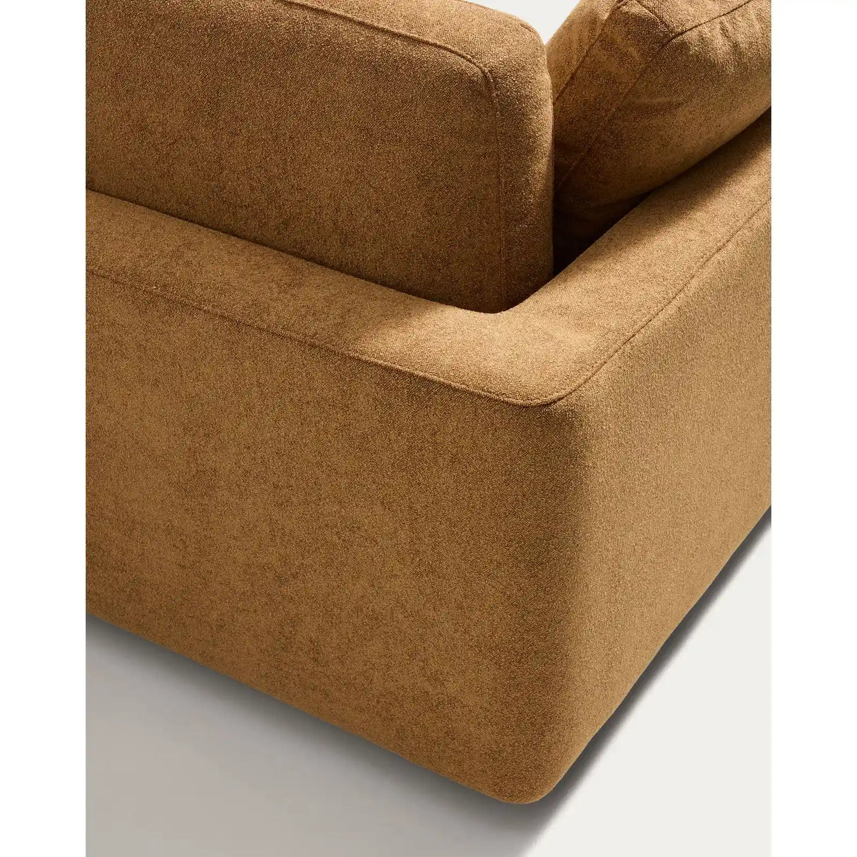 6-Sitzer-Ecksofa Gala aus senfgelbem Microbouclé, FSC Mix Credit, 300 x 300 cm von Kave Home – Bild 6