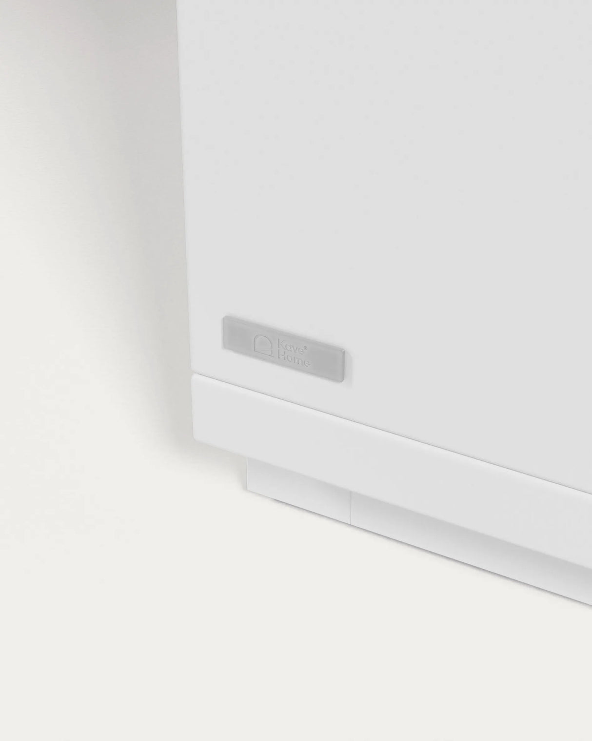 Abilen Nachttisch Eichenfurnier und weiß lackiert 53 x 44 cm von Kave Home – Produktbild 7