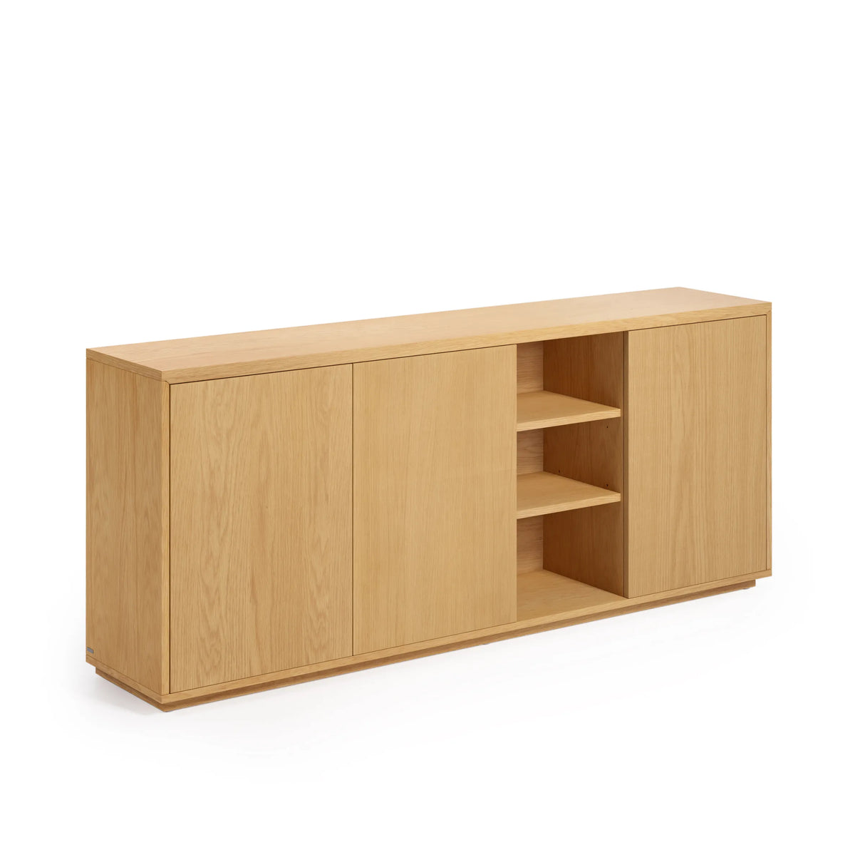 Abilen Sideboard 3 Türen Eichenfurnier 180 x 75 cm FSC 100% von Kave Home – Produktbild 7