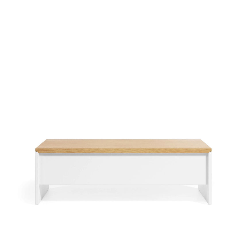 Abilen höhenverstellbarer Couchtisch aus Eichenfurnier 110 x 60 cm FSC 100% von Kave Home – Bild 1