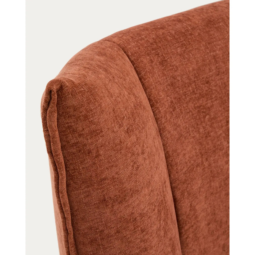 Abziehbares Bett Arvian aus terrakottafarbener Chenille mit Klappbettkasten für eine Matratze von 180 x 200 cm von Kave Home – Bild 12