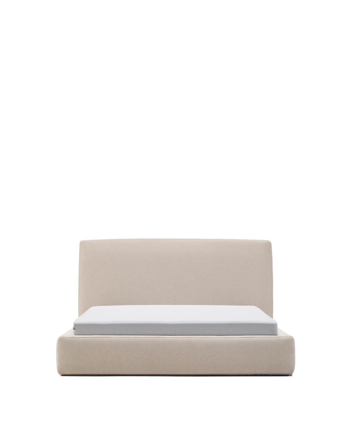 Abziehbares Bett Blok beige für eine 160 x 200 cm große Matratze FSC Mix Credit von Kave Home – Produktbild 11