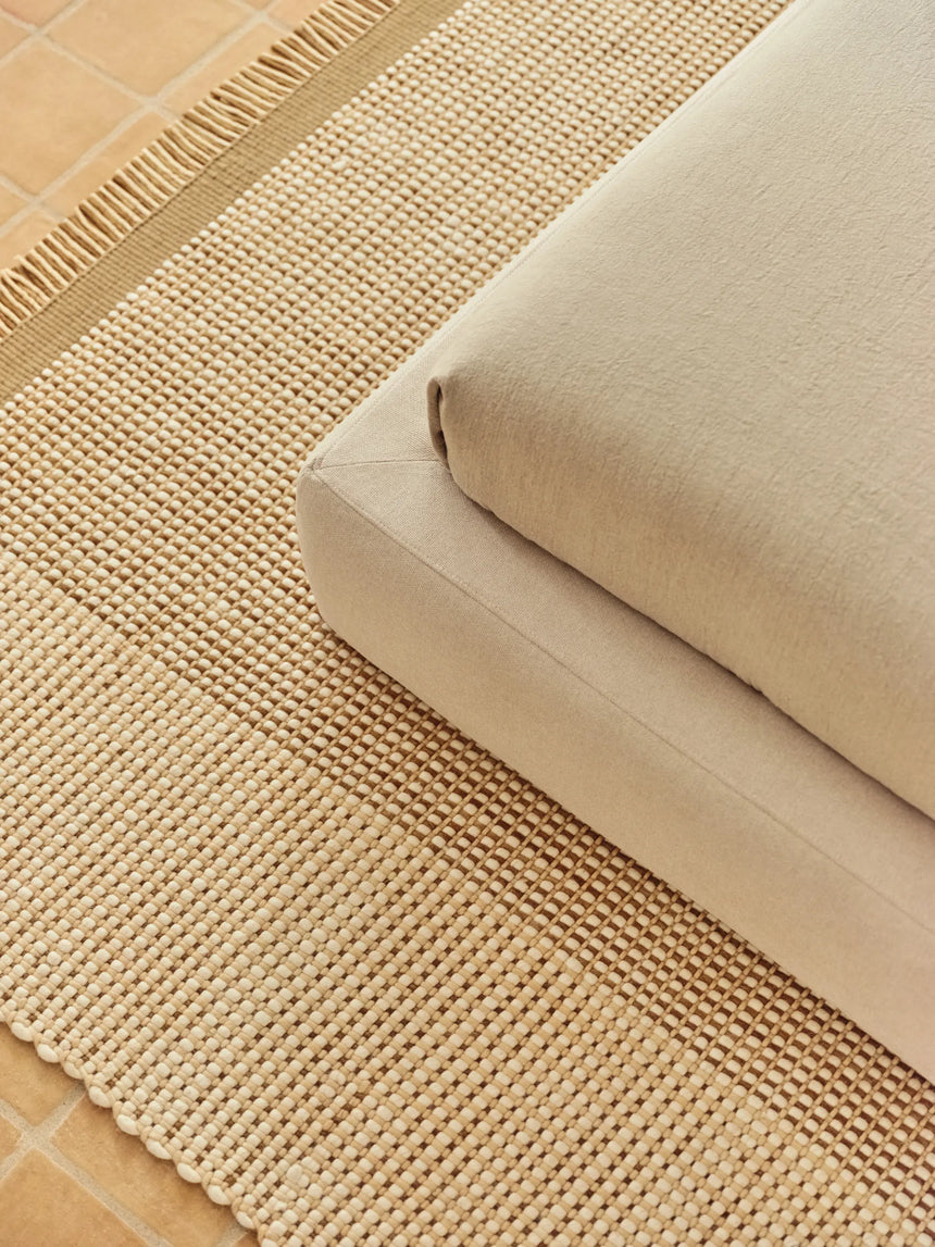 Abziehbares Bett Blok beige für eine 160 x 200 cm große Matratze FSC Mix Credit von Kave Home – Produktbild 8