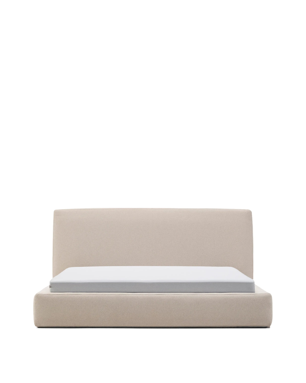 Abziehbares Bett Blok beige für eine 180 x 200 cm große Matratze FSC Mix Credit von Kave Home – Produktbild 11