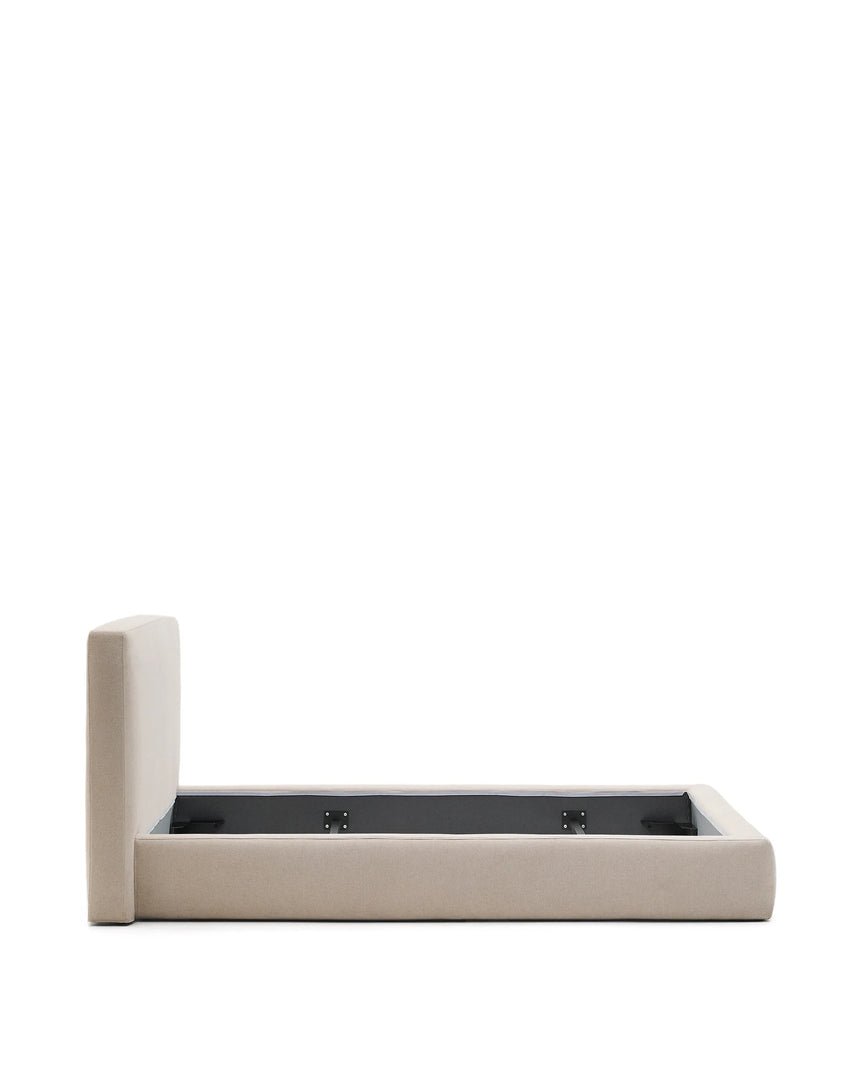 Abziehbares Bett Blok beige für eine 90 x 200 cm große Matratze FSC Mix Credit von Kave Home – Produktbild 10