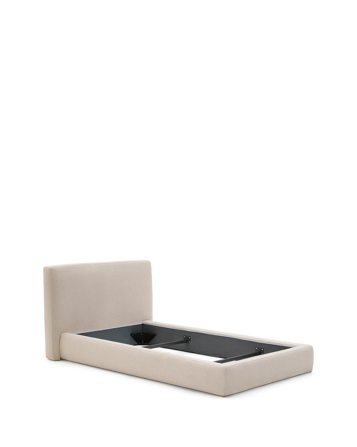 Abziehbares Bett Blok beige für eine 90 x 200 cm große Matratze FSC Mix Credit von Kave Home – Produktbild 9