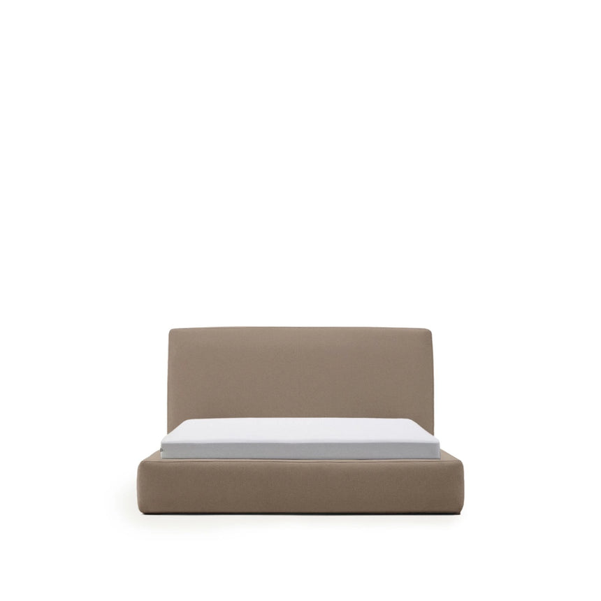 Abziehbares Bett Blok in Braun für Matratzengröße 160 x 200 cm, FSC Mix Credit von Kave Home – Bild 1