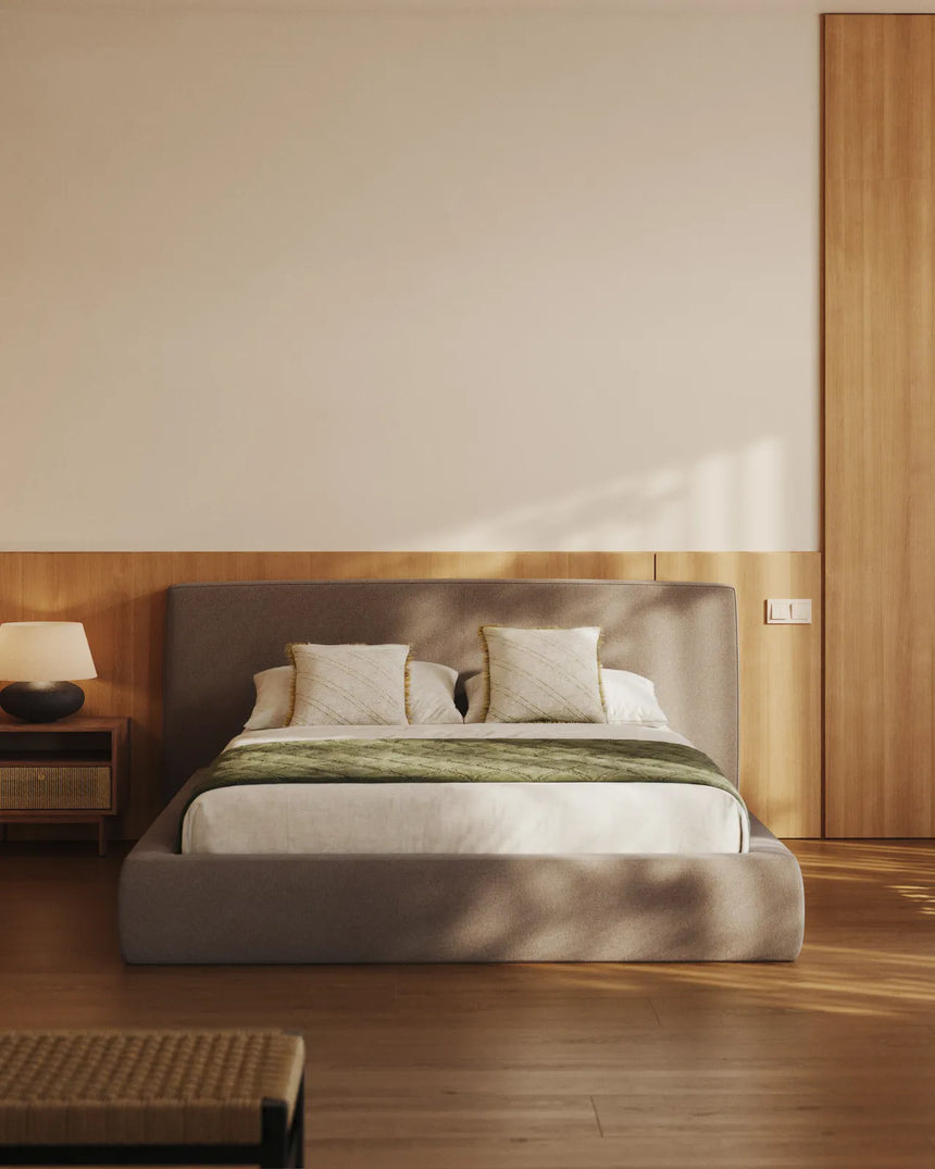 Abziehbares Bett Blok in Braun für Matratzengröße 160 x 200 cm, FSC Mix Credit von Kave Home – Bild 2