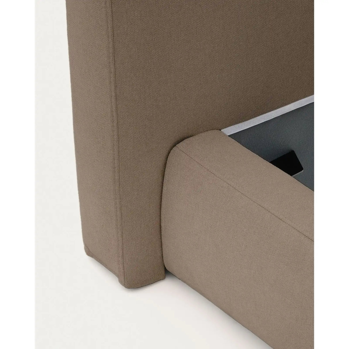 Abziehbares Bett Blok in Braun für Matratzengröße 160 x 200 cm, FSC Mix Credit von Kave Home – Bild 8