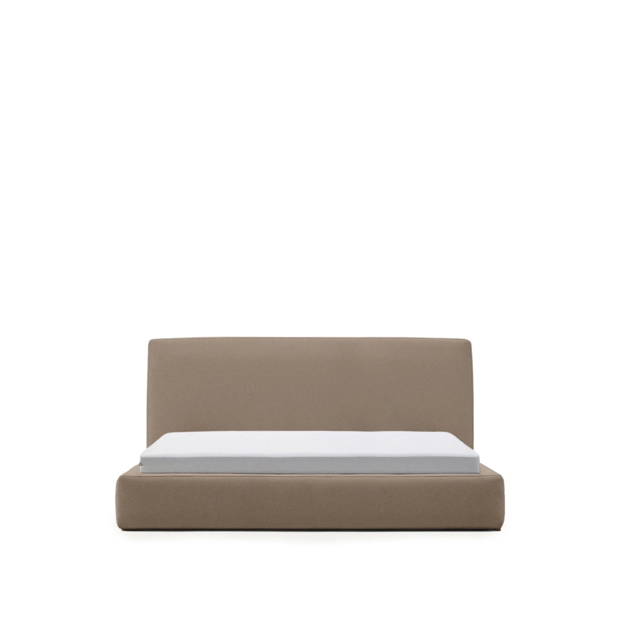 Abziehbares Bett Blok in Braun für Matratzengröße 180 x 200 cm, FSC Mix Credit von Kave Home – Bild 1