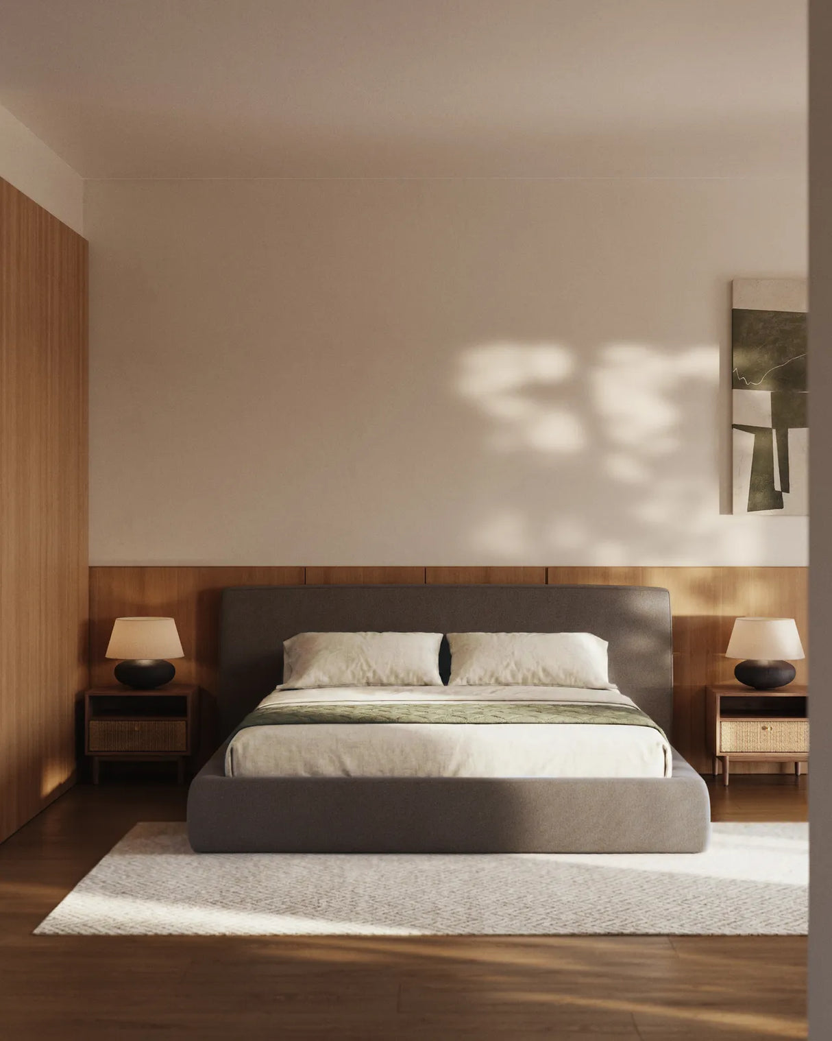 Abziehbares Bett Blok in Braun für Matratzengröße 180 x 200 cm, FSC Mix Credit von Kave Home – Bild 2