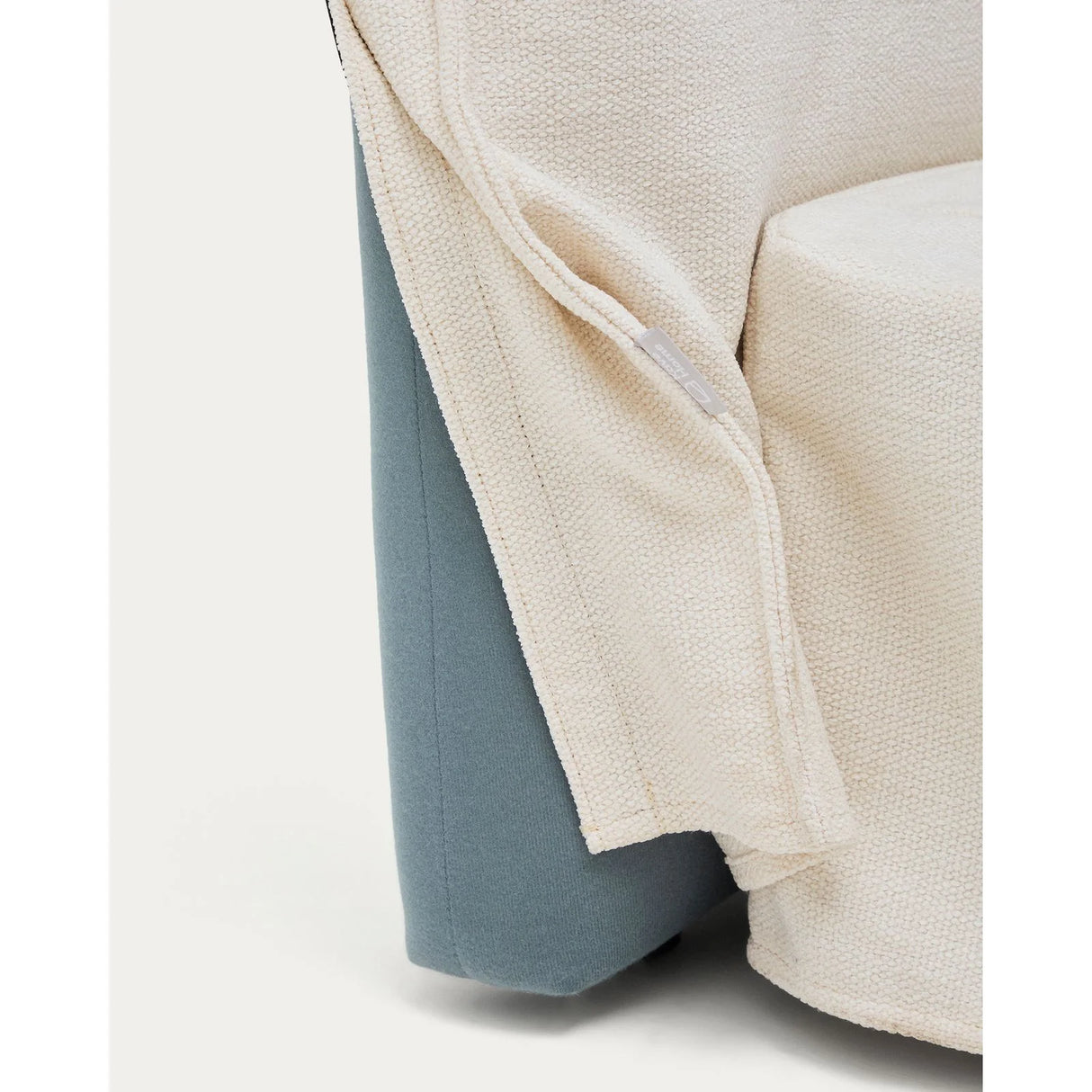 Abziehbares Bett Jaira in weißer Chenille für Matratzengröße 160 x 200 cm, FSC Mix Credit von Kave Home – Produktbild 10