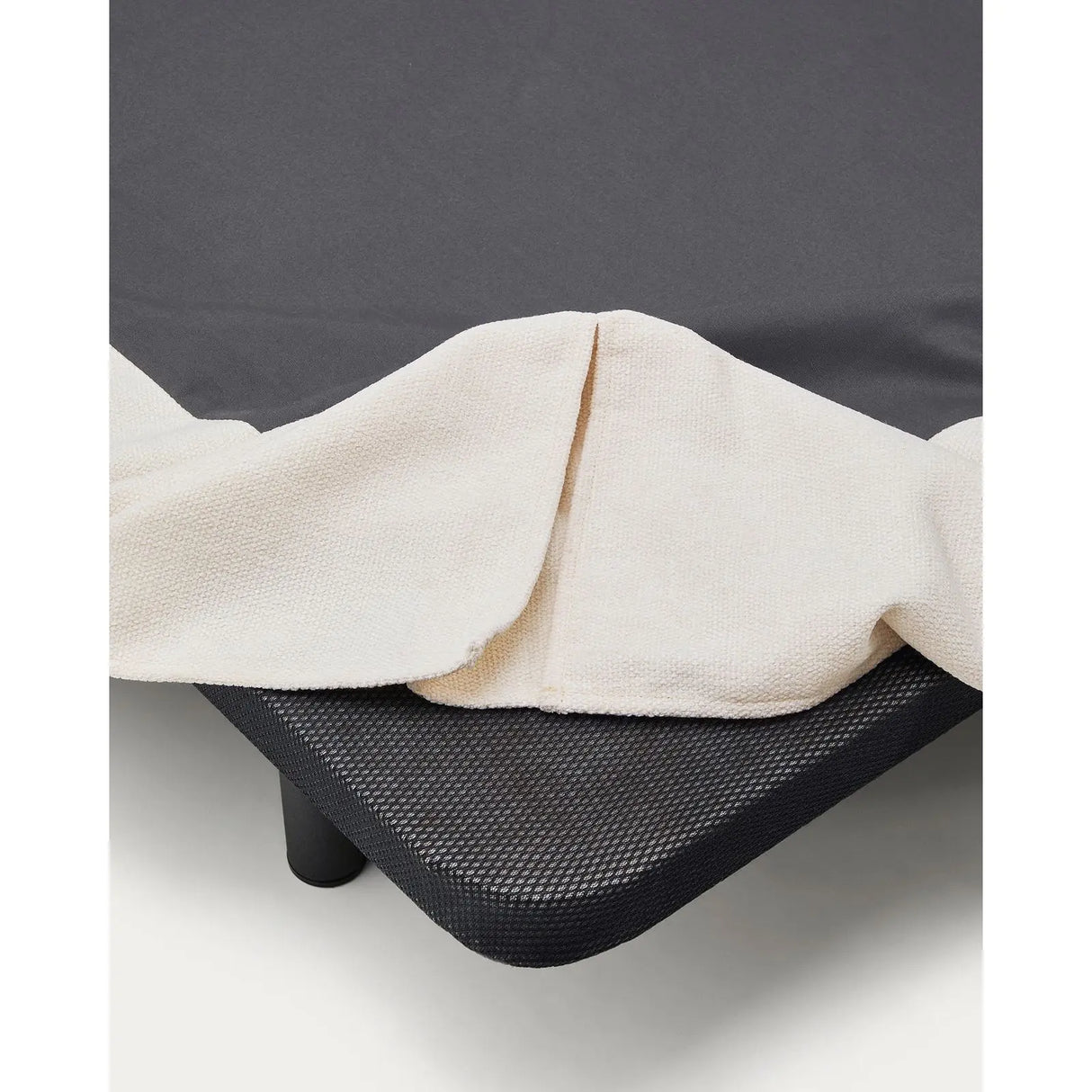 Abziehbares Bett Jaira in weißer Chenille für Matratzengröße 90 x 200 cm, FSC Mix Credit von Kave Home – Bild 11