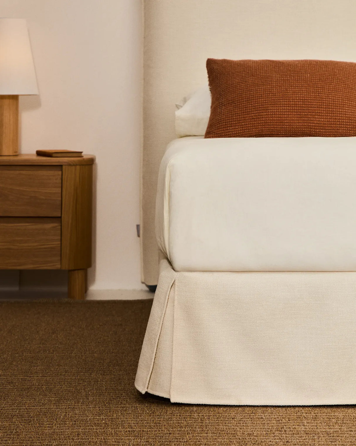 Abziehbares Bett Jaira in weißer Chenille für Matratzengröße 90 x 200 cm, FSC Mix Credit von Kave Home – Bild 3