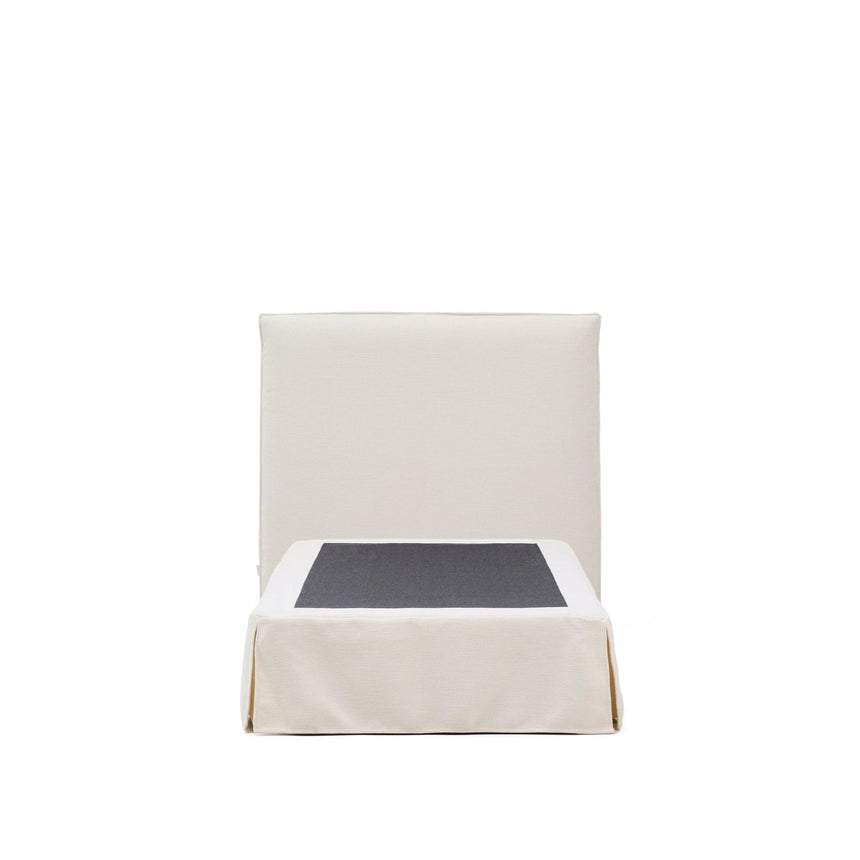 Abziehbares Bett Jaira in weißer Chenille für Matratzengröße 90 x 200 cm, FSC Mix Credit von Kave Home – Bild 6