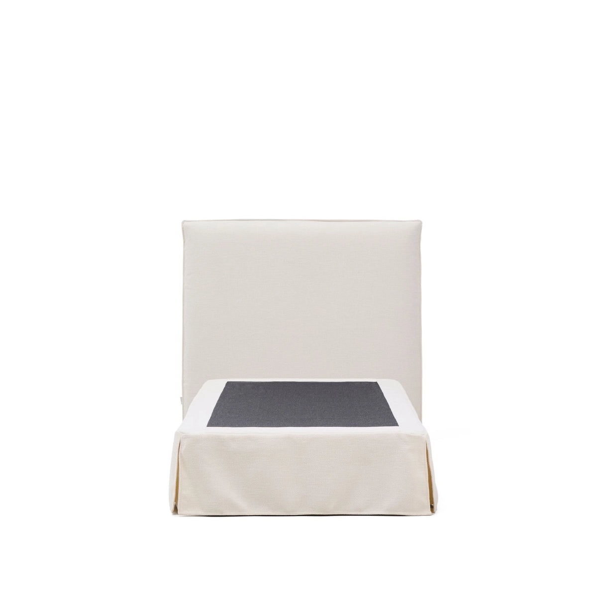Abziehbares Bett Jaira in weißer Chenille für Matratzengröße 90 x 200 cm, FSC Mix Credit von Kave Home – Bild 6